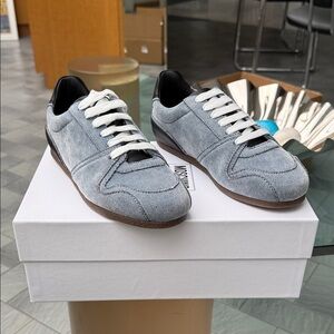 Moschino Blue and White Women's Sneakers